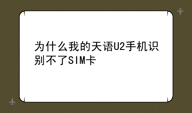 （天语U2的基本参数）选手机天语U2还是齐乐