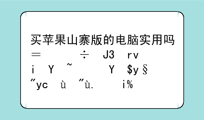 买苹果山寨版的电脑实用吗？能和真机吗？我