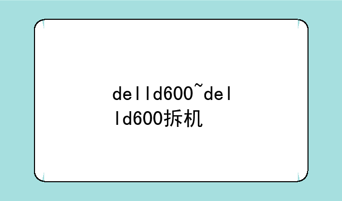 delld600~delld600拆机